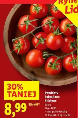 Lidl Pomidory koktajlowe oferta