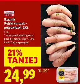 Lidl Polędwiczki z kurczaka Rzeźnik Codzienna Dostawa oferta