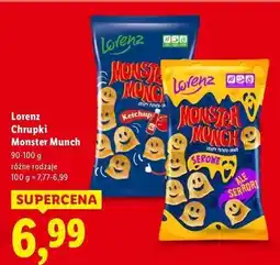 Lidl Chrupki serowe Lorenz Monster Munch oferta