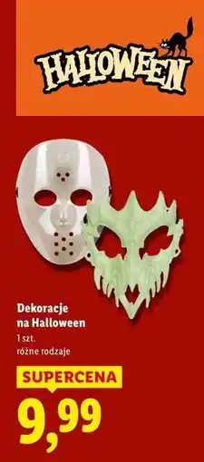 Lidl Maska halloween oferta