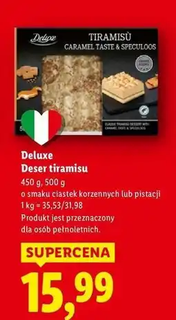 Lidl Deser tiramisu o smaku pistacji Deluxe (Schwarz) oferta