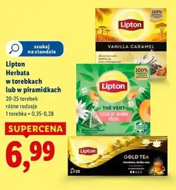 Lidl Herbata jasmin peche Lipton Green Tea oferta
