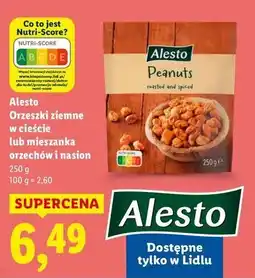 Lidl Orzechy ziemne w cieście papryka Alesto oferta