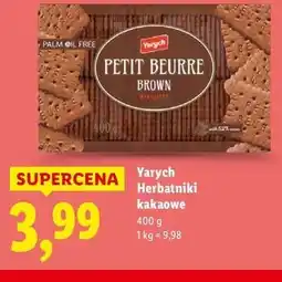 Lidl Herbatniki kakaowe Yarych oferta