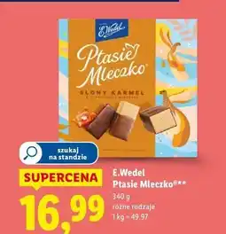 Lidl Czekoladki słony karmel E. Wedel Ptasie Mleczko oferta