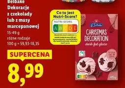 Lidl Dekoracje z czekolady świąteczne Belbake oferta