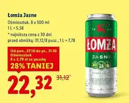 Lidl Piwo Łomża Jasne (Dawniej Export) oferta