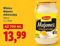 Lidl Majonez dekoracyjny Winiary oferta