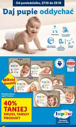 Lidl Pieluszki extra large 6 Lupilu Premium oferta