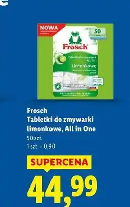 Lidl Tabletki do zmywarki limone Frosch oferta