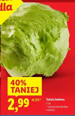 Lidl Sałata lodowa Lidl oferta