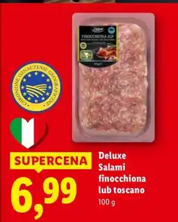 Lidl Salami Deluxe finocchiona oferta