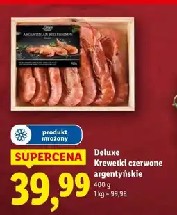 Lidl Krewetki czerwone argentyńskie Deluxe oferta