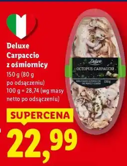 Lidl Carpaccio Deluxe z ośmiornicy oferta