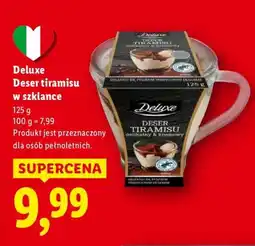 Lidl Deser tiramisu w szklance Deluxe oferta