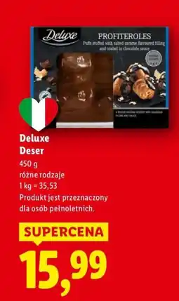 Lidl Ciastka Deluxe Deser Profiteroles oferta