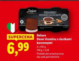 Lidl Deser tiramisu z ciastkami korzennymi Deluxe oferta
