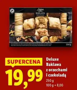 Lidl Baklawa z orzechami i czekoladą Deluxe oferta