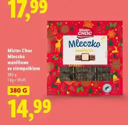Lidl Mleczko waniliowe ze stempelkiem Mister Choc oferta