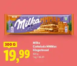 Lidl Czekolada MMMax Gingerbread Milka oferta