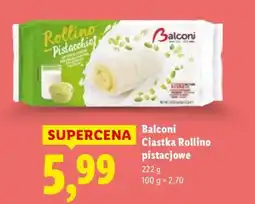 Lidl Ciastka Rollino pistacjowe Balconi oferta