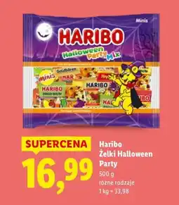 Lidl Żelki Halloween Party Haribo oferta