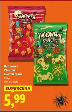 Lidl Chrupki ziemniaczane Halloween oferta
