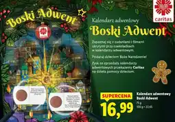 Lidl Kalendarz adwentowy Boski Adwent Caritas oferta