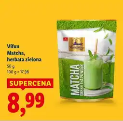 Lidl Herbata Vifon Matcha zielona oferta