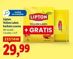 Lidl Herbata Lipton Yellow Label oferta