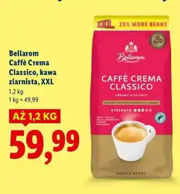 Lidl Kawa Bellarom Caffè Crema Classico ziarnista, XXL oferta