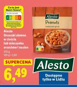 Lidl Orzeszki ziemne w cieście Alesto oferta