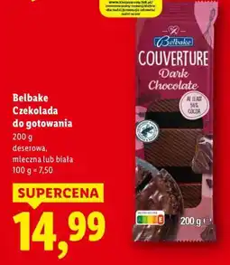 Lidl Czekolada do gotowania Belbake deserowa oferta