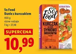 Lidl Danie z kurczakiem So Food oferta