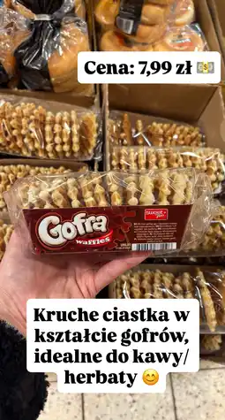 Intermarche Ciastka Gofra waffles oferta