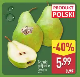 ALDI Gruszki grójeckie Aldi oferta
