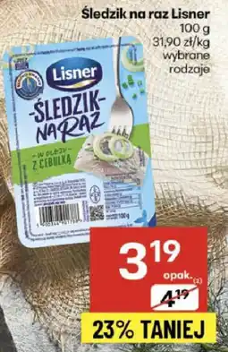 Delikatesy Centrum Śledzie na raz Lisner oferta