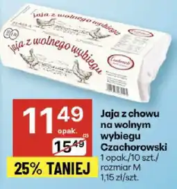 Delikatesy Centrum Jaja z chowu na wolnym wybiegu Czachorowski oferta