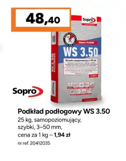 Bricoman Podkład samopoziomujący Sopro oferta