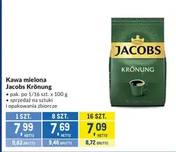Makro Kawa mielona Jacobs oferta