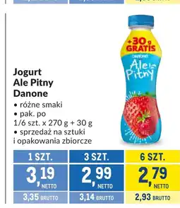 Makro Jogurt pitny Danone oferta