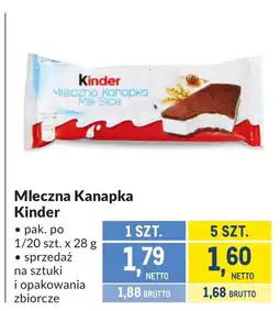 Makro Kanapka mleczna Kinder oferta