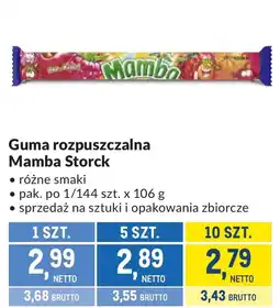 Makro Guma rozpuszczalna Mamba oferta