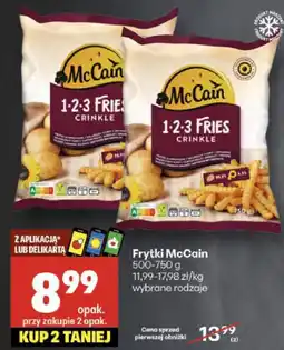 Delikatesy Centrum Frytki McCain wybrane rodzaje oferta