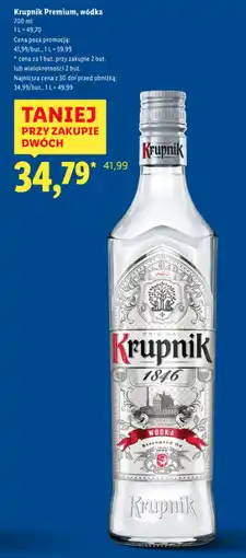 Lidl Wódka Krupnik oferta