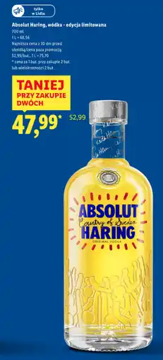 Lidl Wódka Absolut oferta
