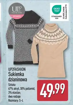 ALDI Sukienka dzianinowa Up2Fashion oferta