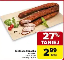 Carrefour Kiełbasa Pekpol oferta