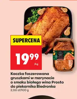 Biedronka Kaczka w marynacie Prosto do Piekarnika oferta