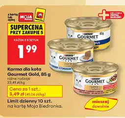Biedronka Karma dla kota Gourmet Gold oferta